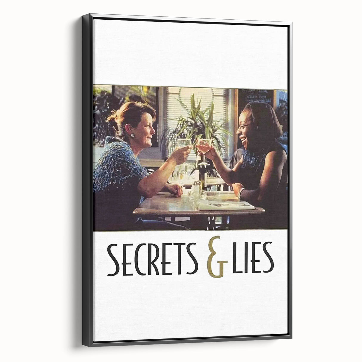 Secrets & Lies 1990s Vintage Movie Poster | Classic 90s Film Art