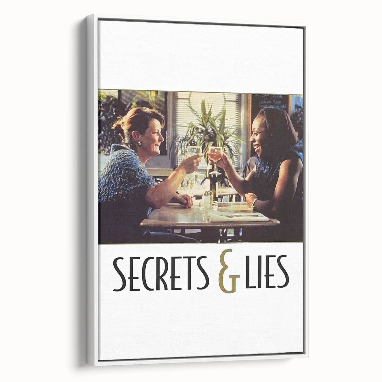 Secrets & Lies 1990s Vintage Movie Poster | Classic 90s Film Art