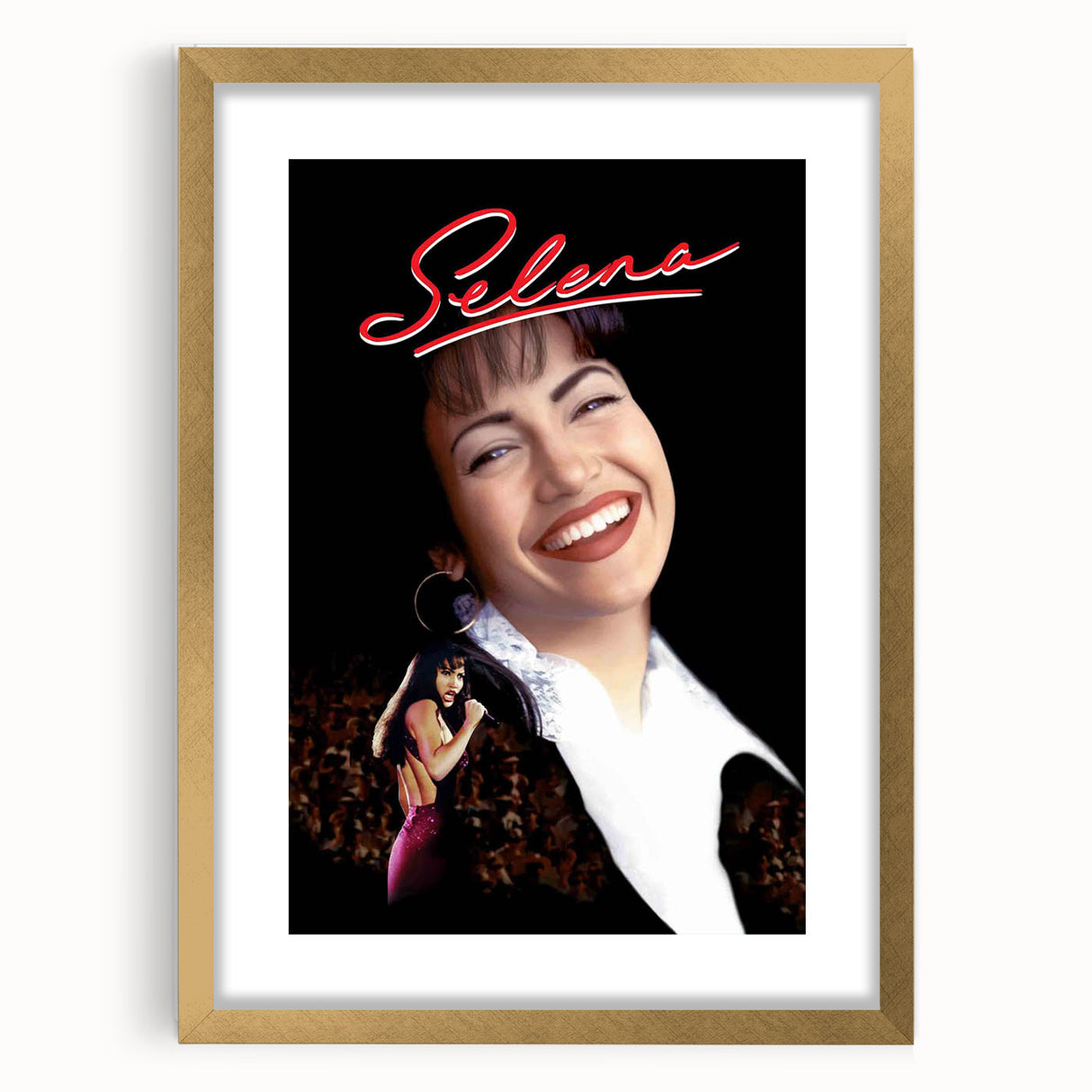 Selena 1990s Vintage Movie Poster | Classic 90s Film Art