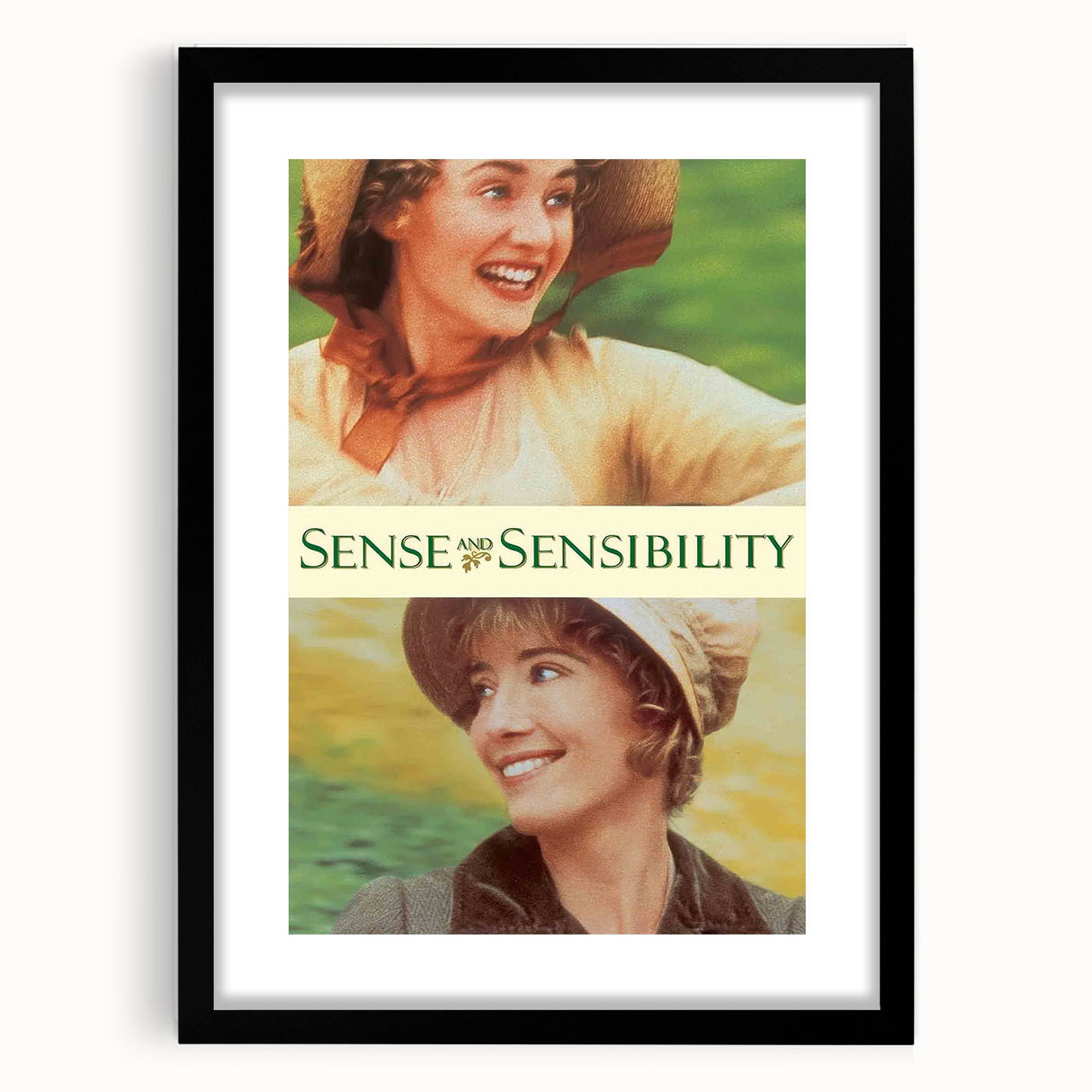 Sense and Sensibility 1990s Vintage Movie Poster | Classic 90s Film Art