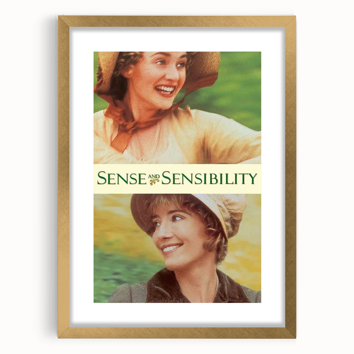Sense and Sensibility 1990s Vintage Movie Poster | Classic 90s Film Art