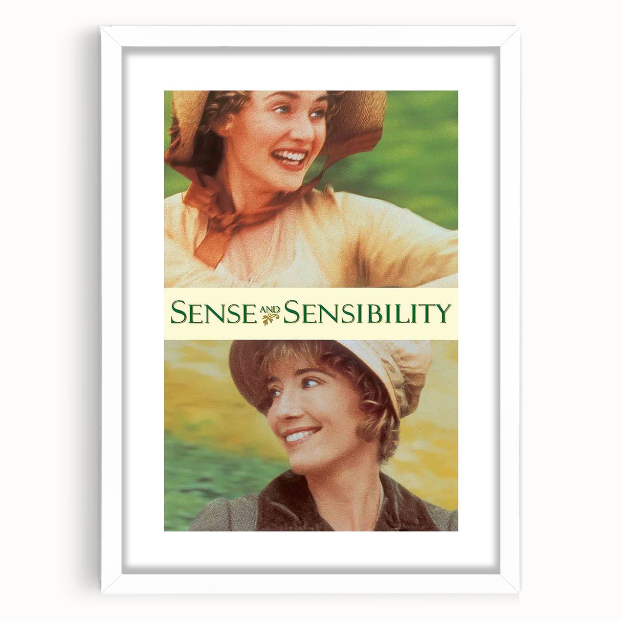 Sense and Sensibility 1990s Vintage Movie Poster | Classic 90s Film Art