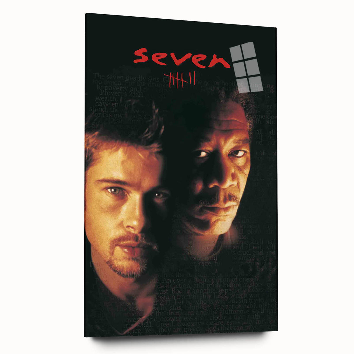 Se7en 1990s Vintage Movie Poster | Classic 90s Film Art