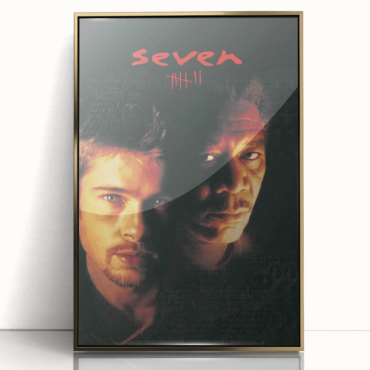 Se7en 1990s Vintage Movie Poster | Classic 90s Film Art
