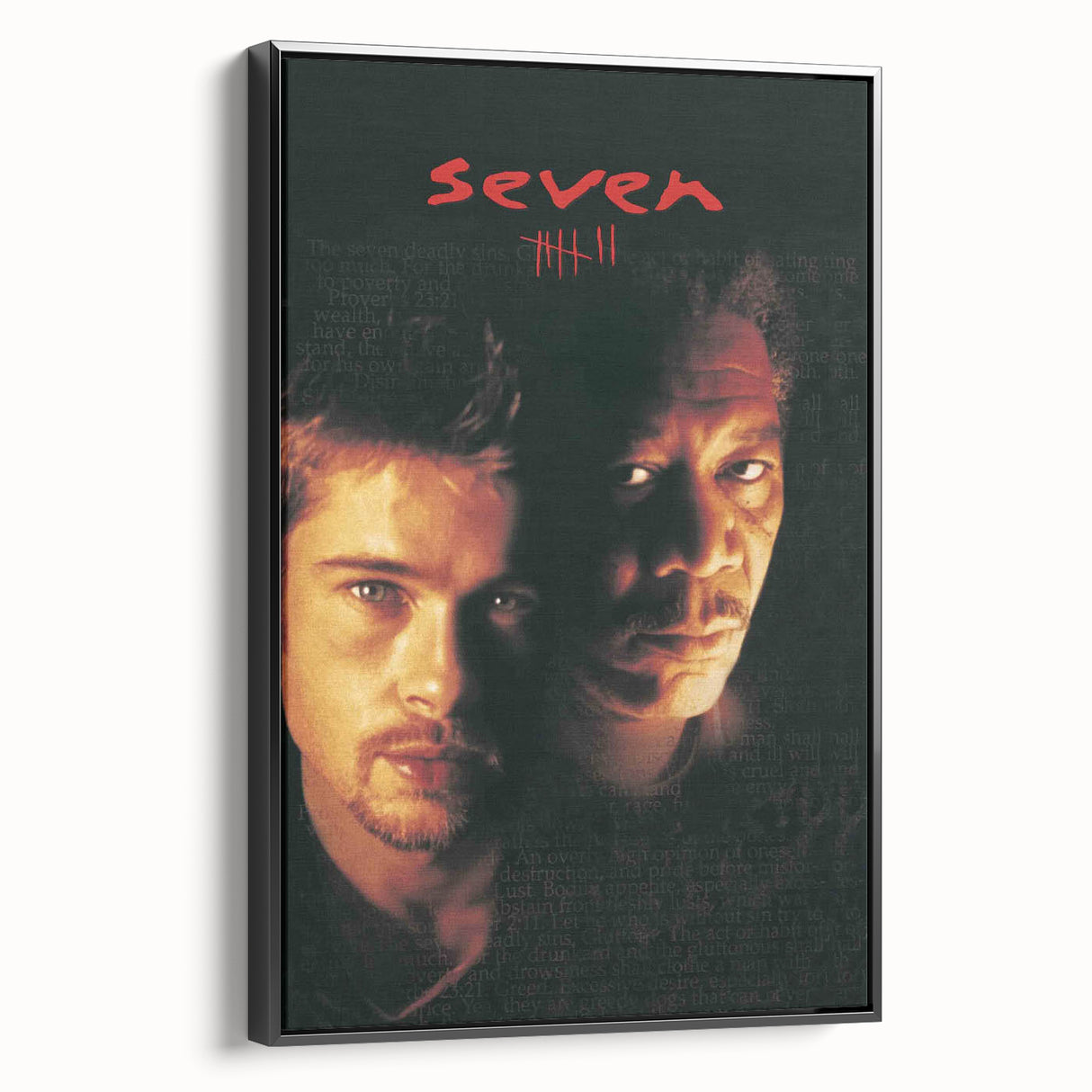 Se7en 1990s Vintage Movie Poster | Classic 90s Film Art