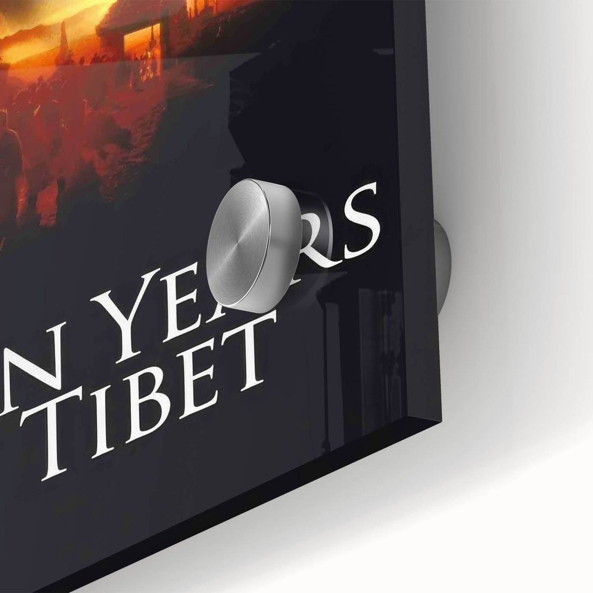 Seven Years in Tibet 1990s Vintage Movie Poster | Classic 90s Film Art