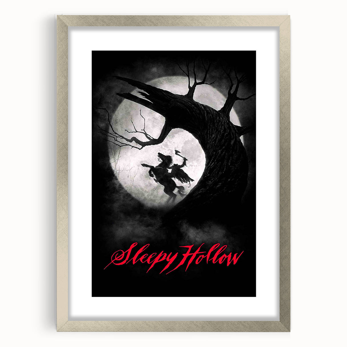 1990s Vintage Movie Poster – Sleepy Hollow Iconic 90s Film Poster