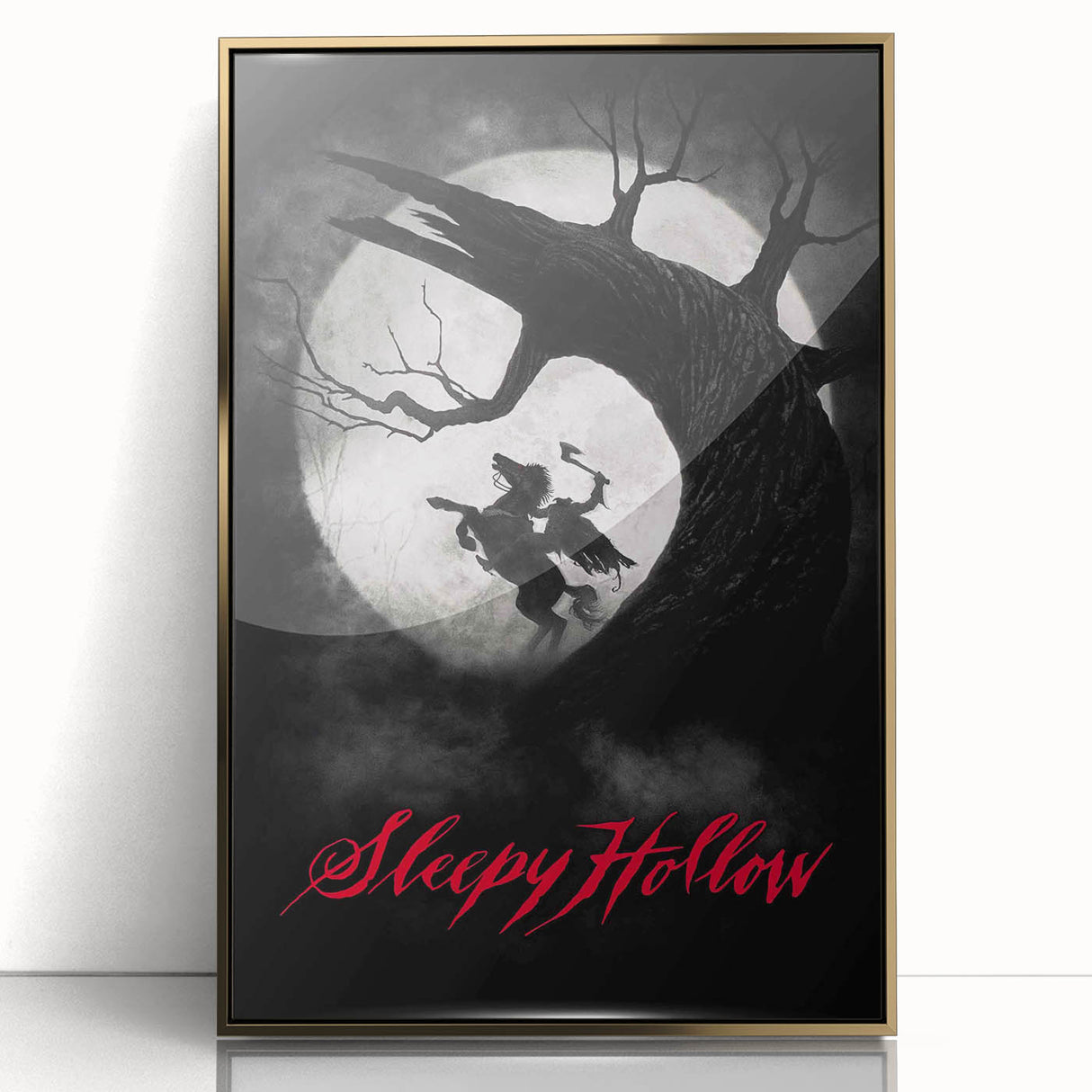 1990s Vintage Movie Poster – Sleepy Hollow Iconic 90s Film Poster