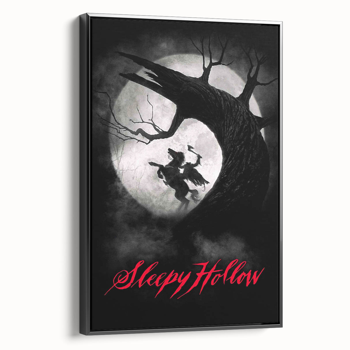 1990s Vintage Movie Poster – Sleepy Hollow Iconic 90s Film Poster