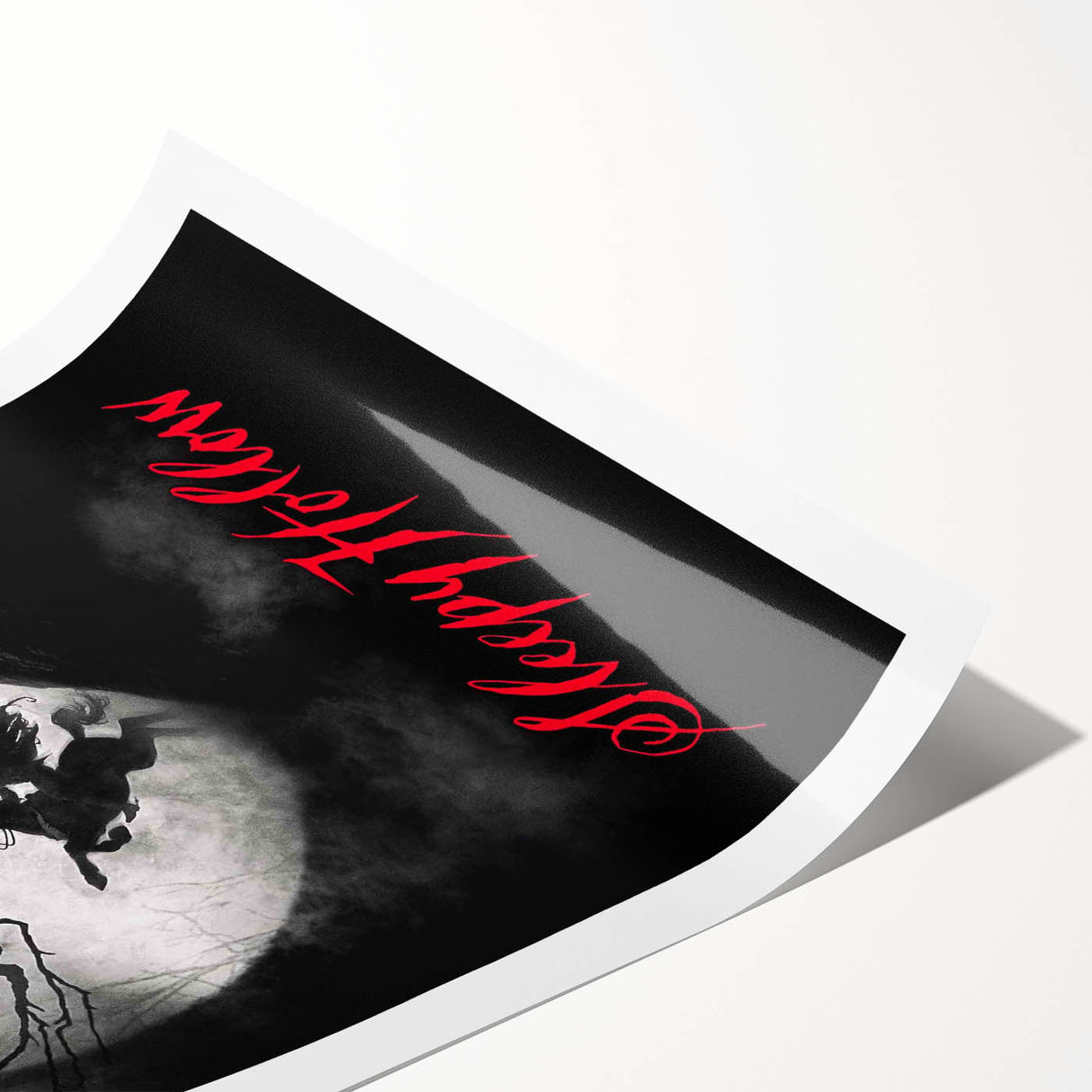 1990s Vintage Movie Poster – Sleepy Hollow Iconic 90s Film Poster