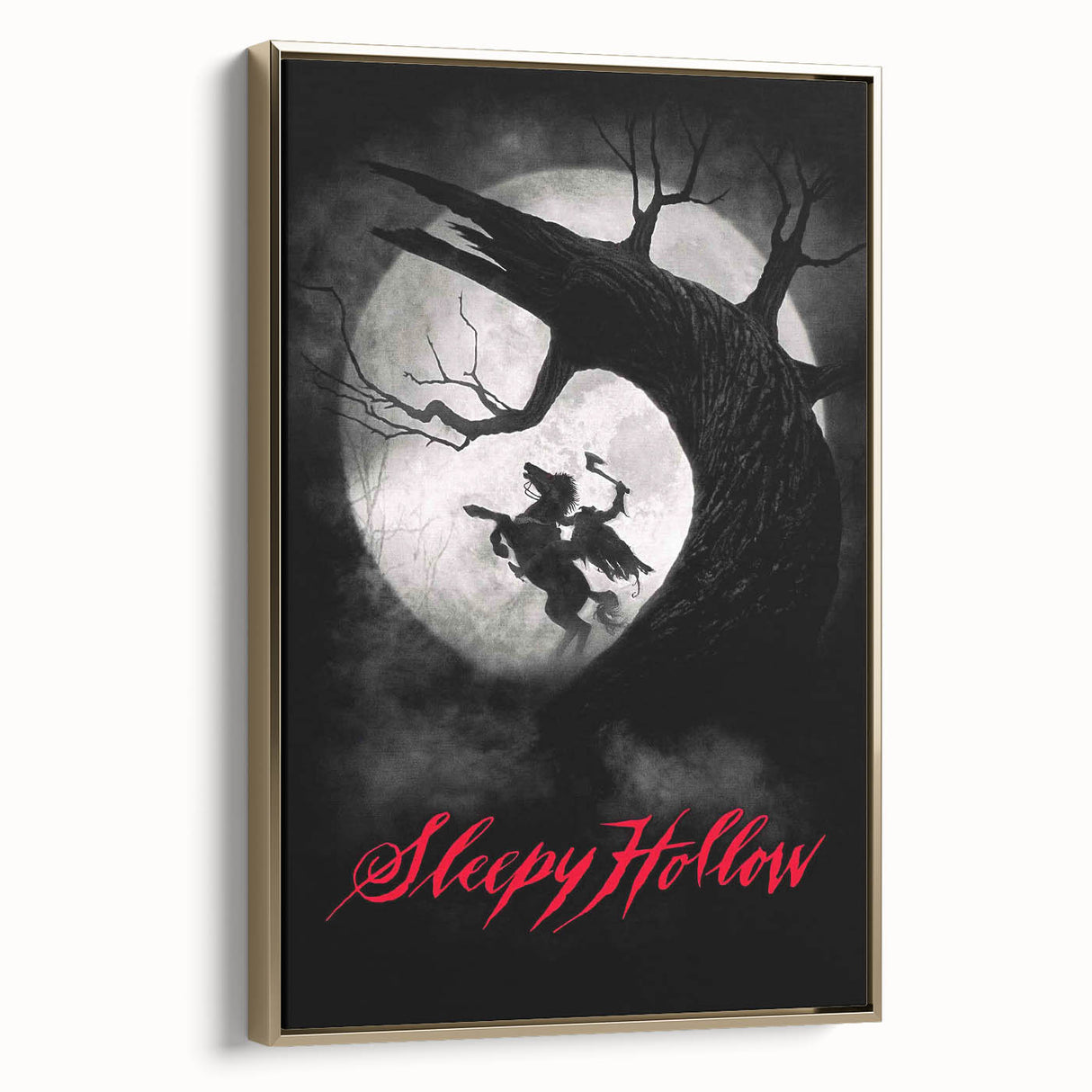 1990s Vintage Movie Poster – Sleepy Hollow Iconic 90s Film Poster