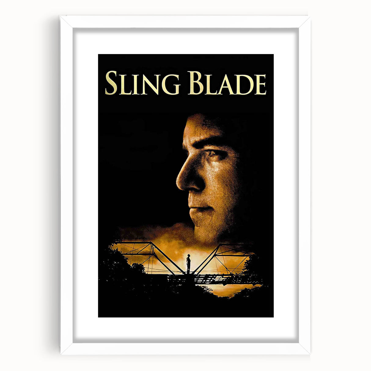1990s Vintage Movie Poster – Sling Blade Classic 90s Film Art