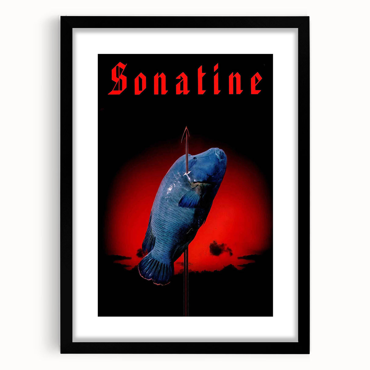 1990s Vintage Movie Poster – Sonatine Retro 1990s Movie Print
