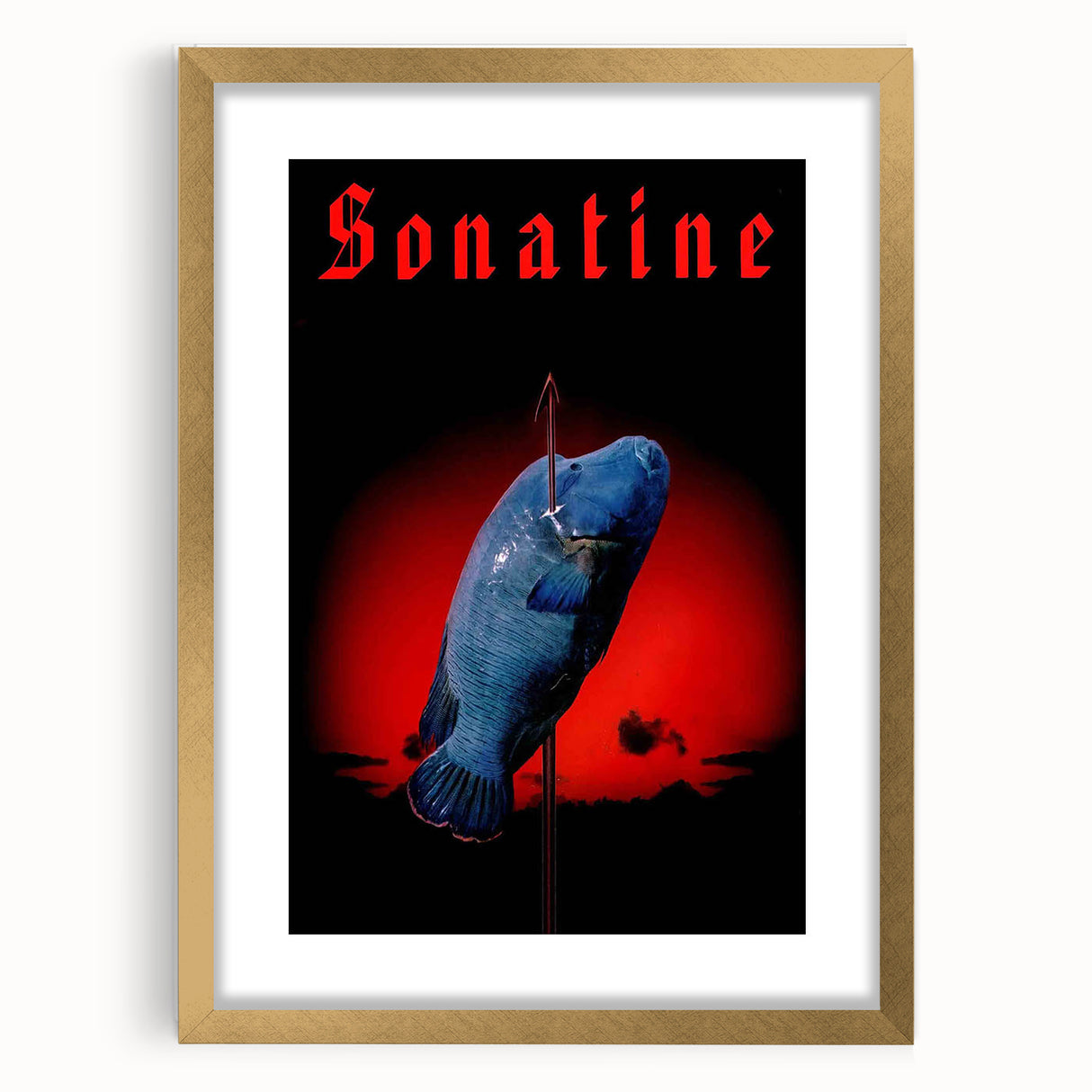1990s Vintage Movie Poster – Sonatine Retro 1990s Movie Print