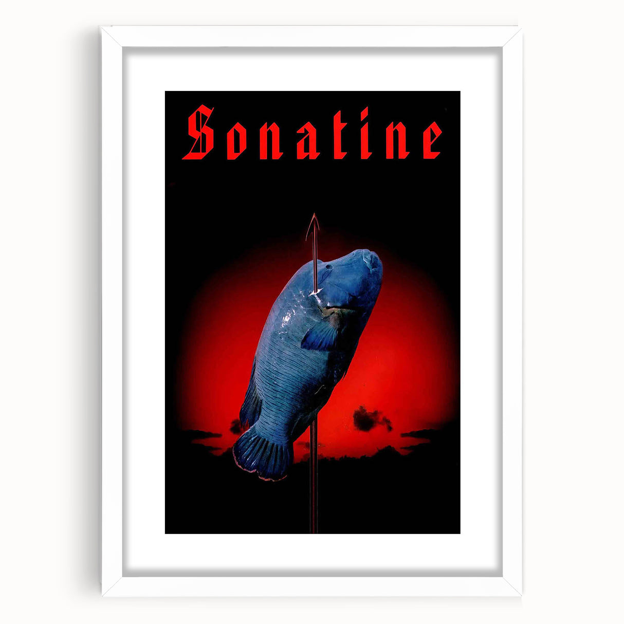 1990s Vintage Movie Poster – Sonatine Retro 1990s Movie Print