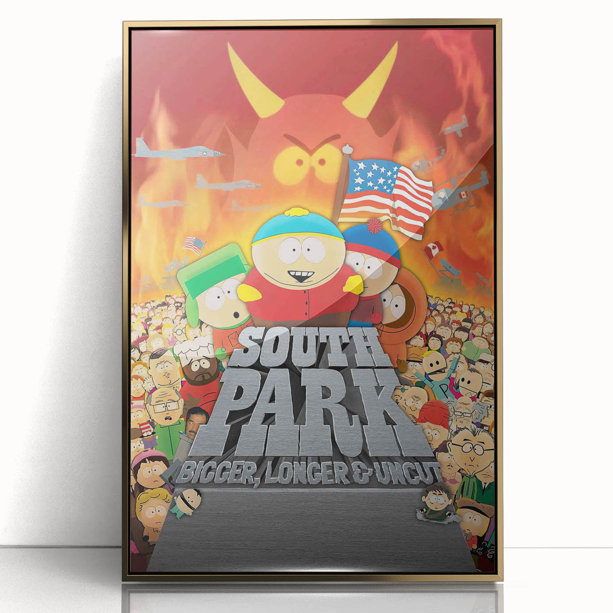 1990s Vintage Movie Poster – South Park Retro 1990s Movie Print