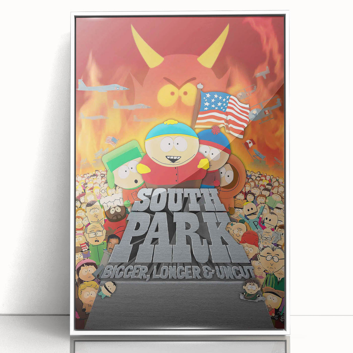1990s Vintage Movie Poster – South Park Retro 1990s Movie Print