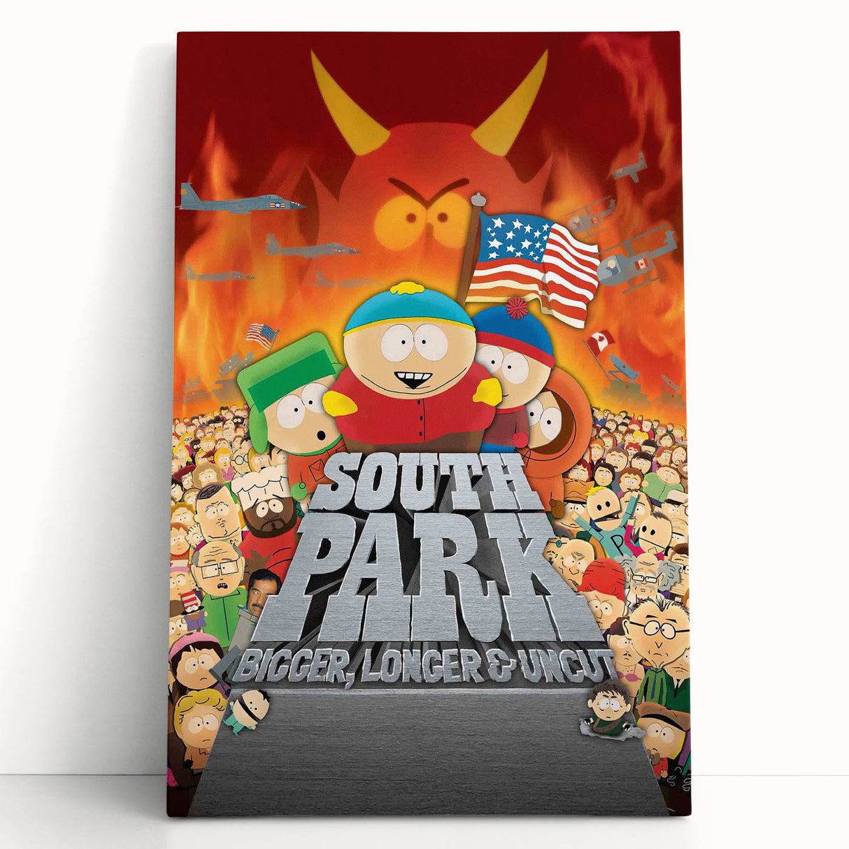 1990s Vintage Movie Poster – South Park Retro 1990s Movie Print