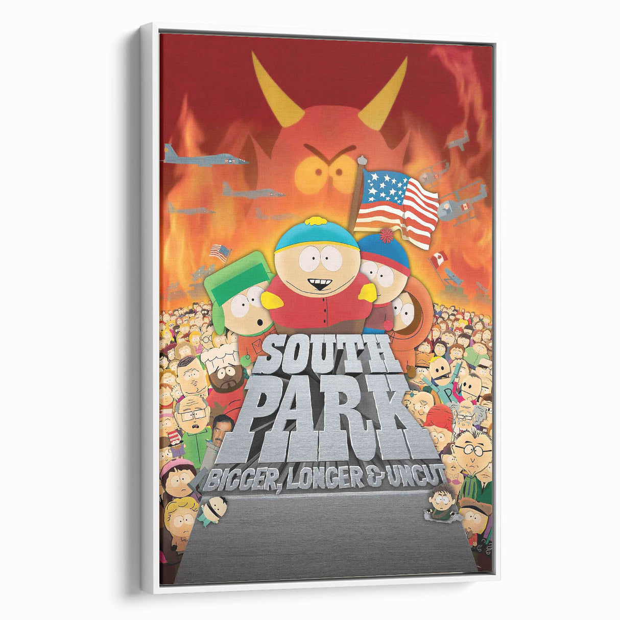 1990s Vintage Movie Poster – South Park Retro 1990s Movie Print