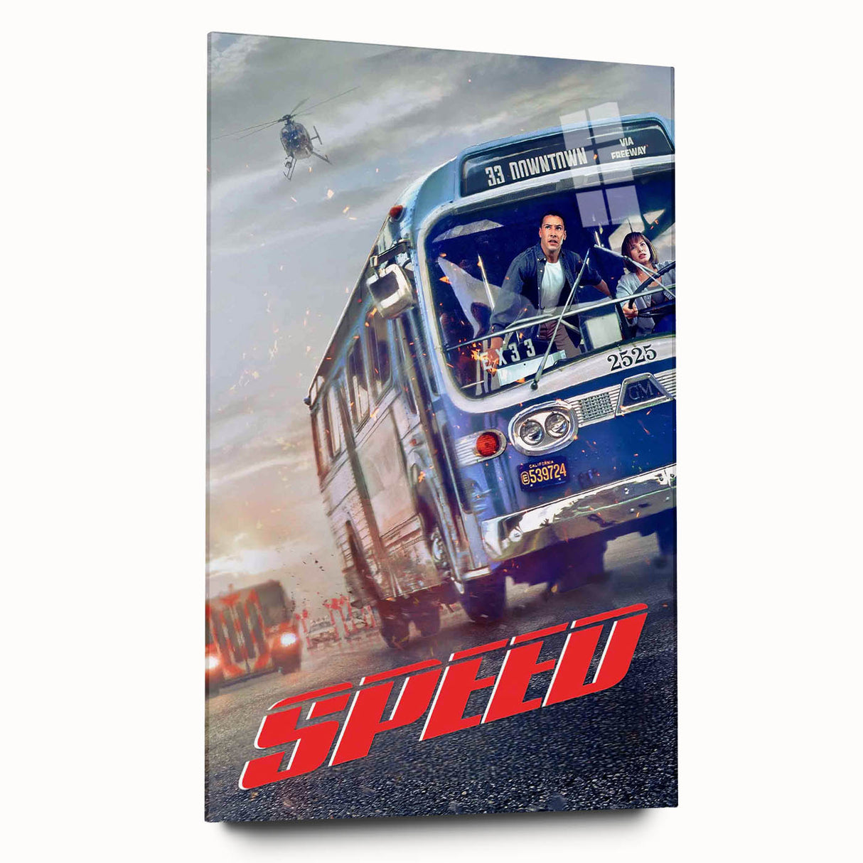 1990s Vintage Movie Poster – Speed Iconic 90s Film Poster