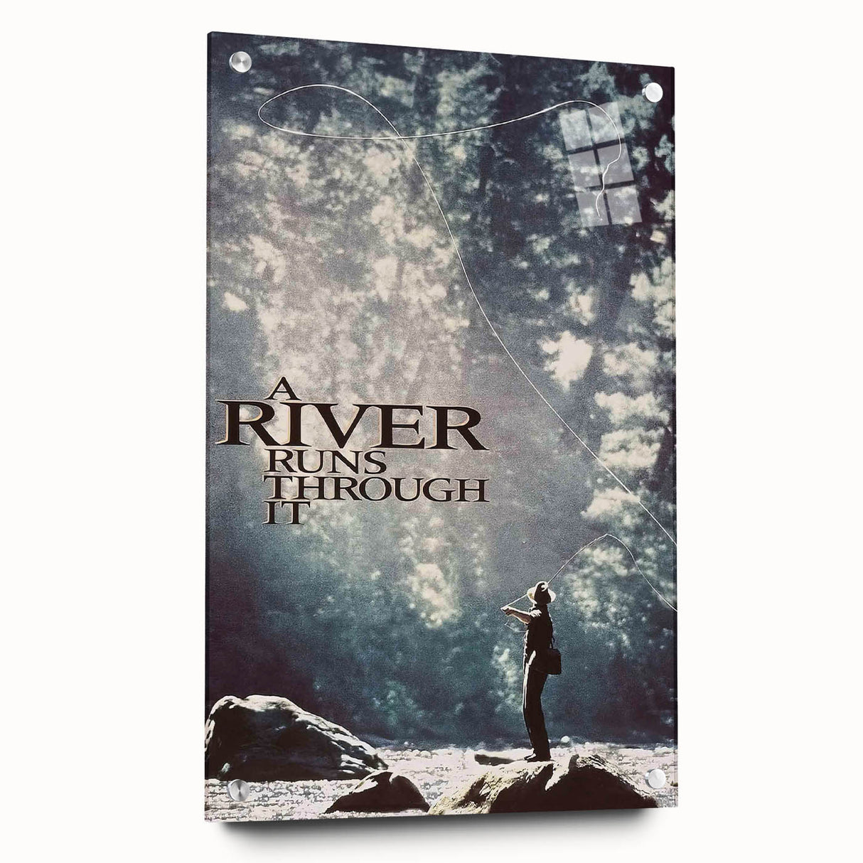1990s Vintage Movie Poster - Classic 90s Film Art - A River Runs Through It