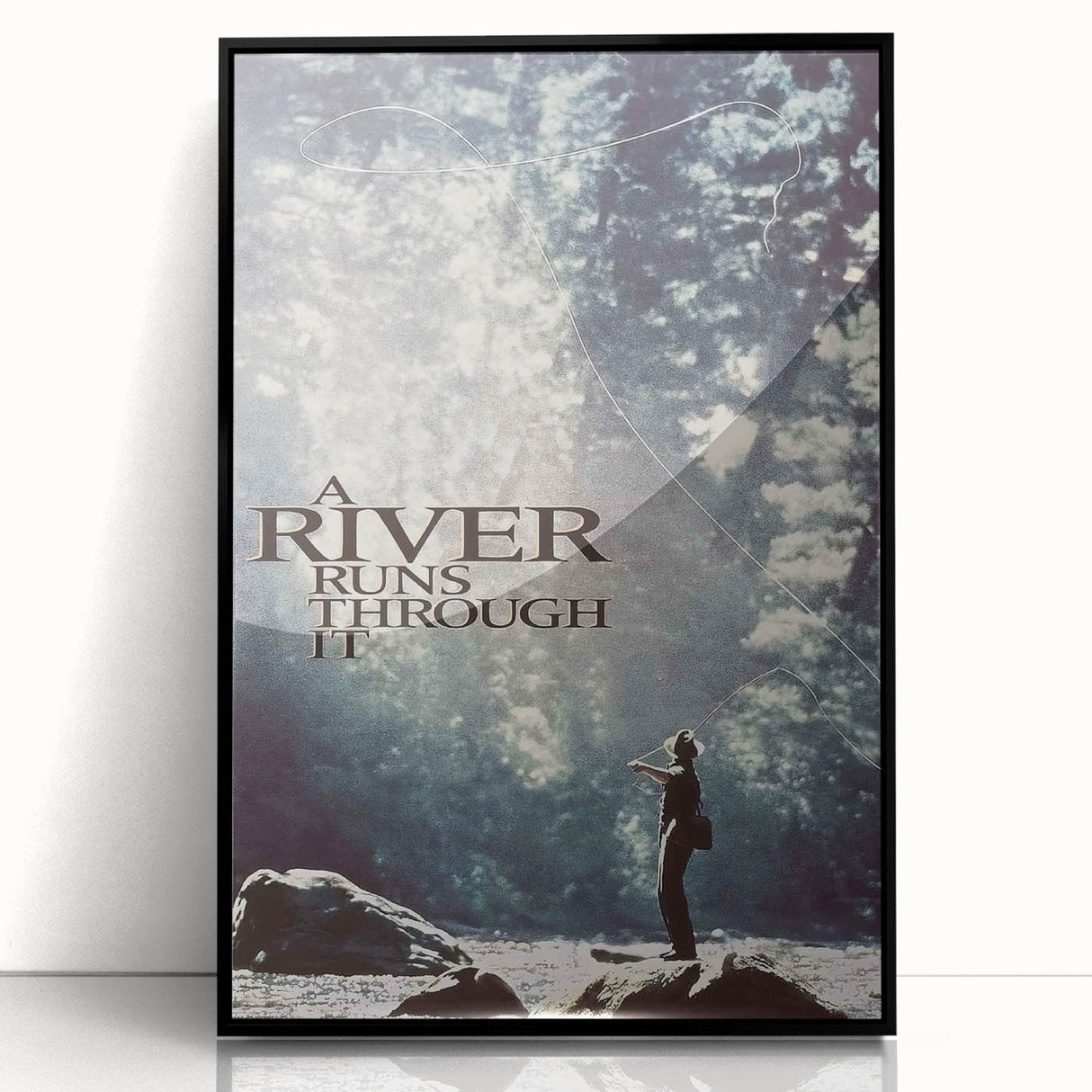 1990s Vintage Movie Poster - Classic 90s Film Art - A River Runs Through It