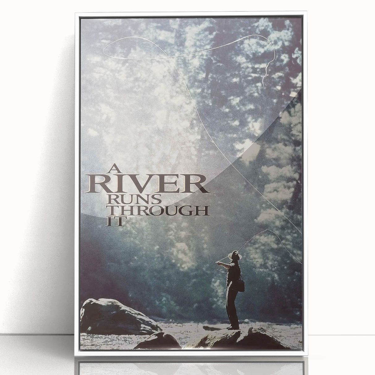 1990s Vintage Movie Poster - Classic 90s Film Art - A River Runs Through It