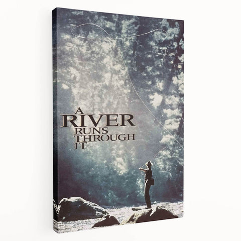 1990s Vintage Movie Poster - Classic 90s Film Art - A River Runs Through It