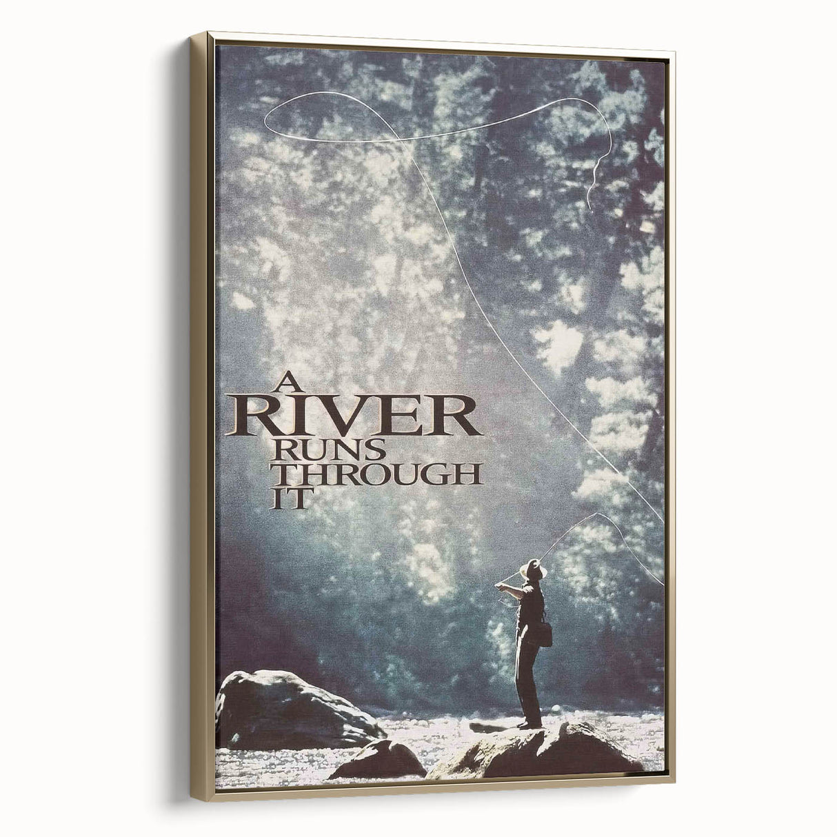 1990s Vintage Movie Poster - Classic 90s Film Art - A River Runs Through It