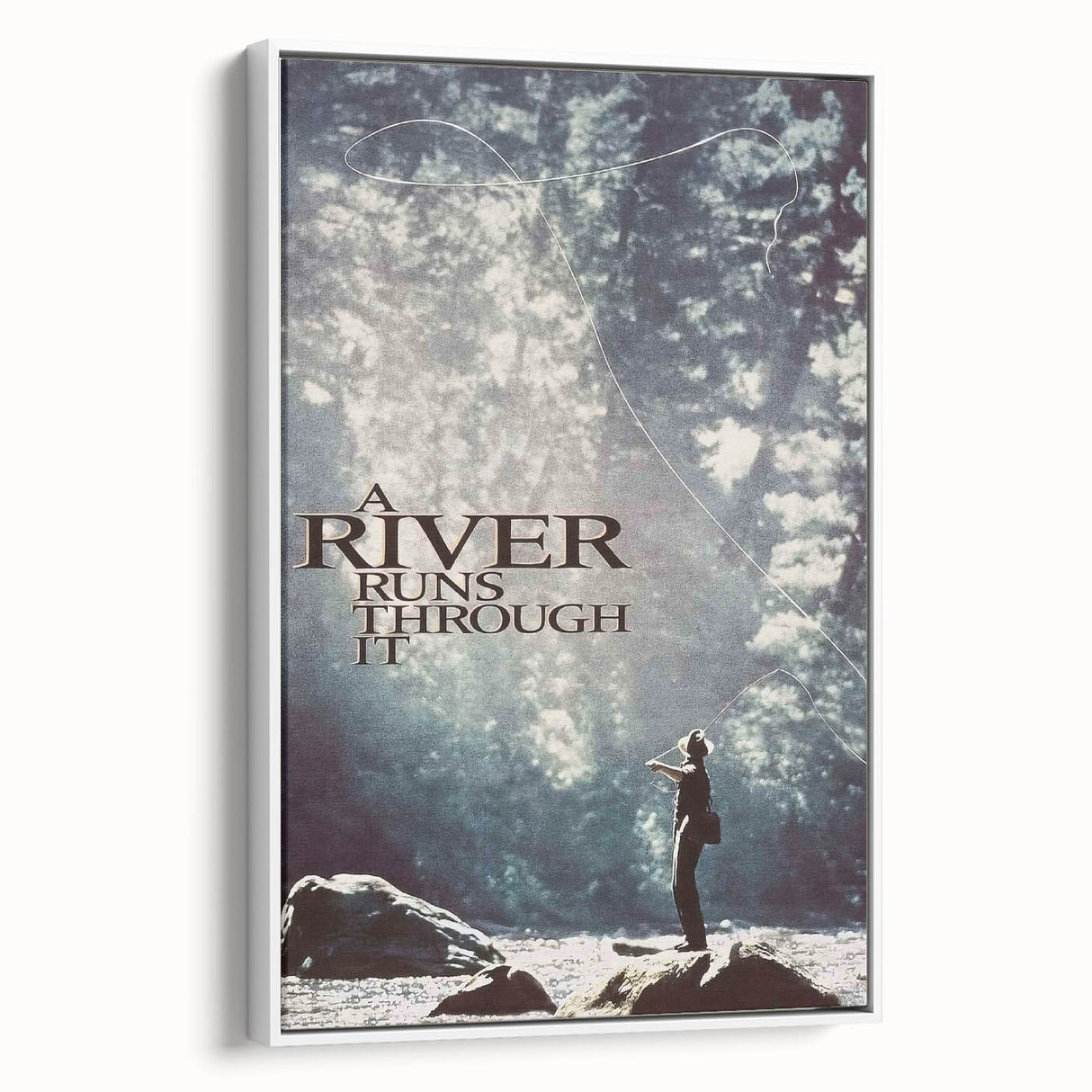 1990s Vintage Movie Poster - Classic 90s Film Art - A River Runs Through It