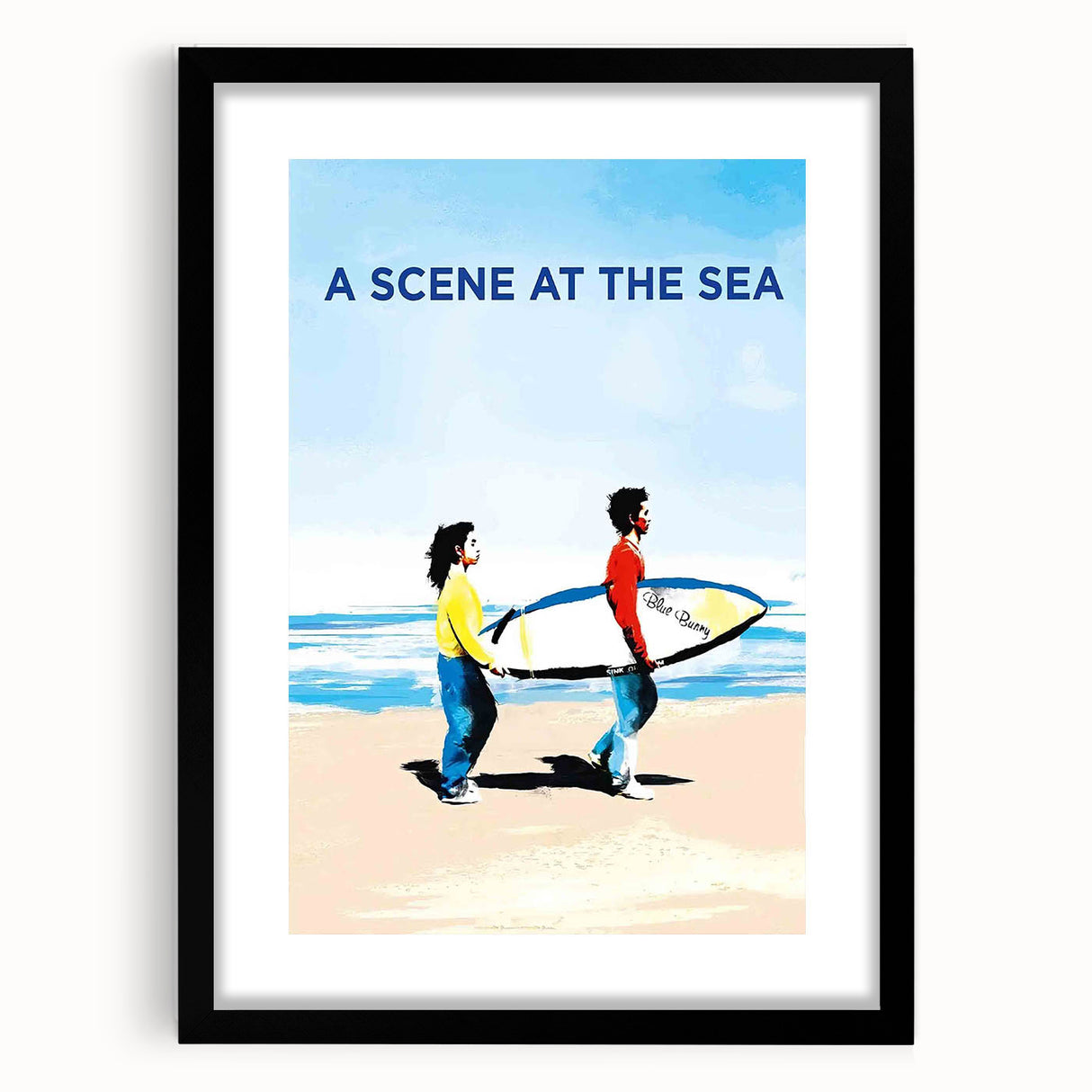 1990s Vintage Movie Poster - Classic 90s Film Art - A Scene at the Sea