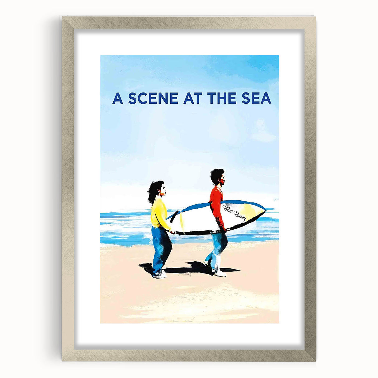 1990s Vintage Movie Poster - Classic 90s Film Art - A Scene at the Sea