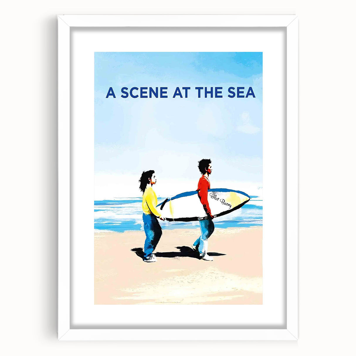 1990s Vintage Movie Poster - Classic 90s Film Art - A Scene at the Sea