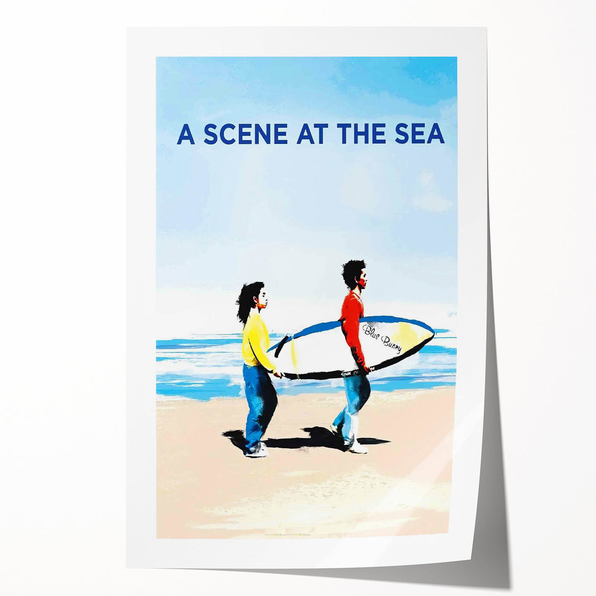 1990s Vintage Movie Poster - Classic 90s Film Art - A Scene at the Sea
