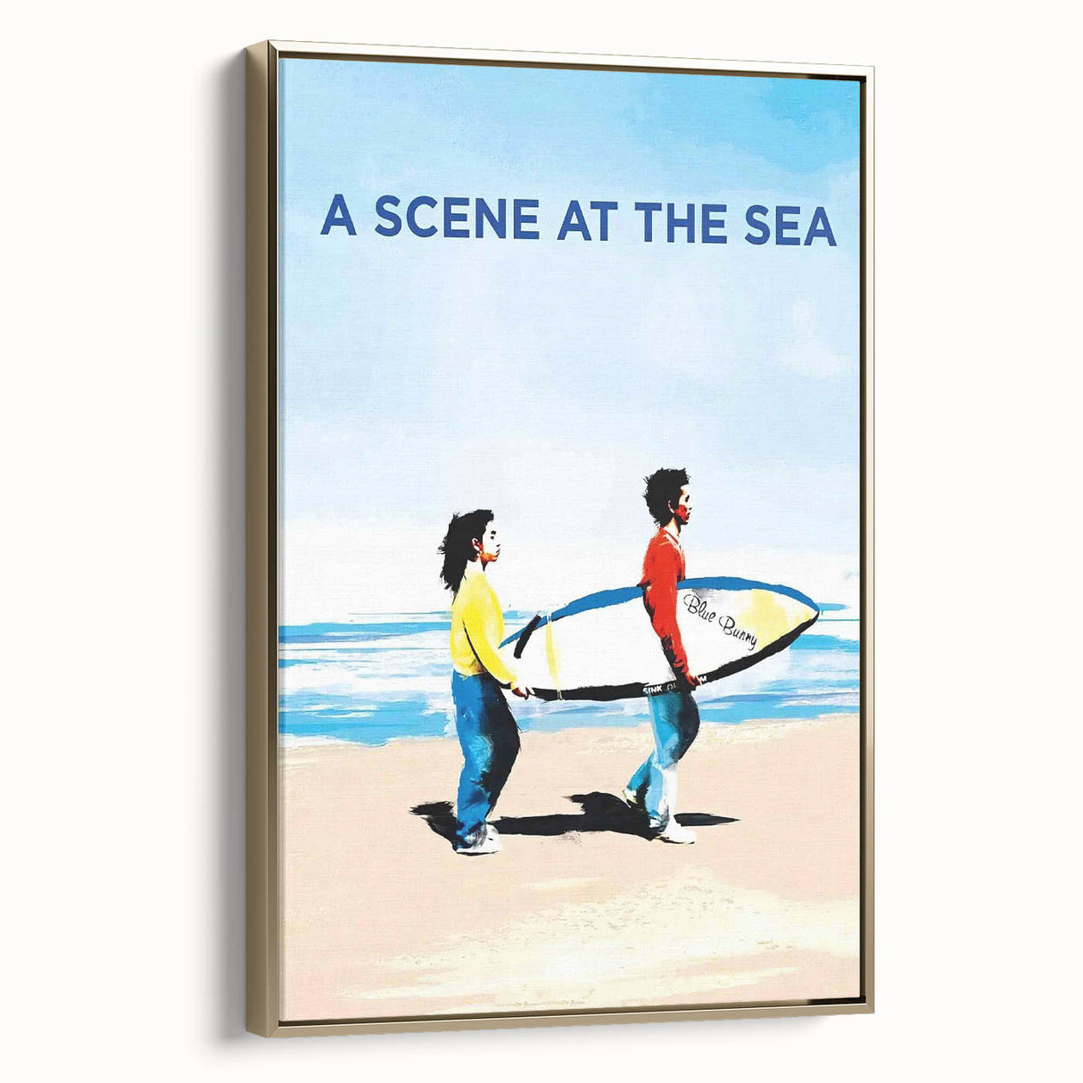 1990s Vintage Movie Poster - Classic 90s Film Art - A Scene at the Sea