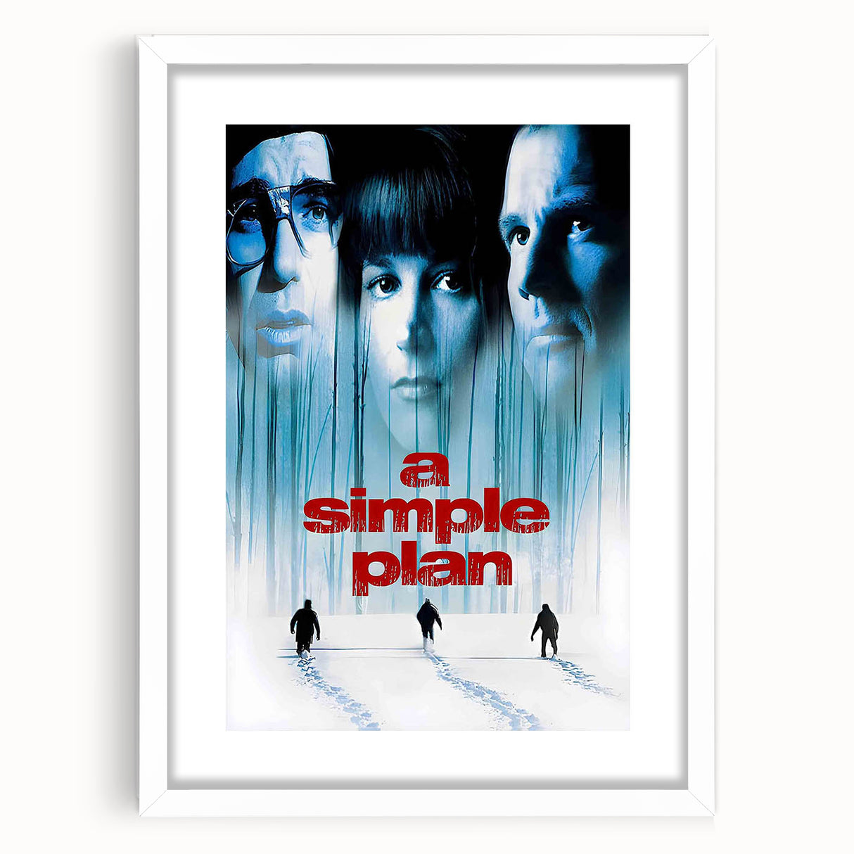 1990s Vintage Movie Poster - Classic 90s Film Art - A Simple Plan