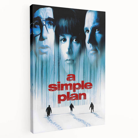 1990s Vintage Movie Poster - Classic 90s Film Art - A Simple Plan