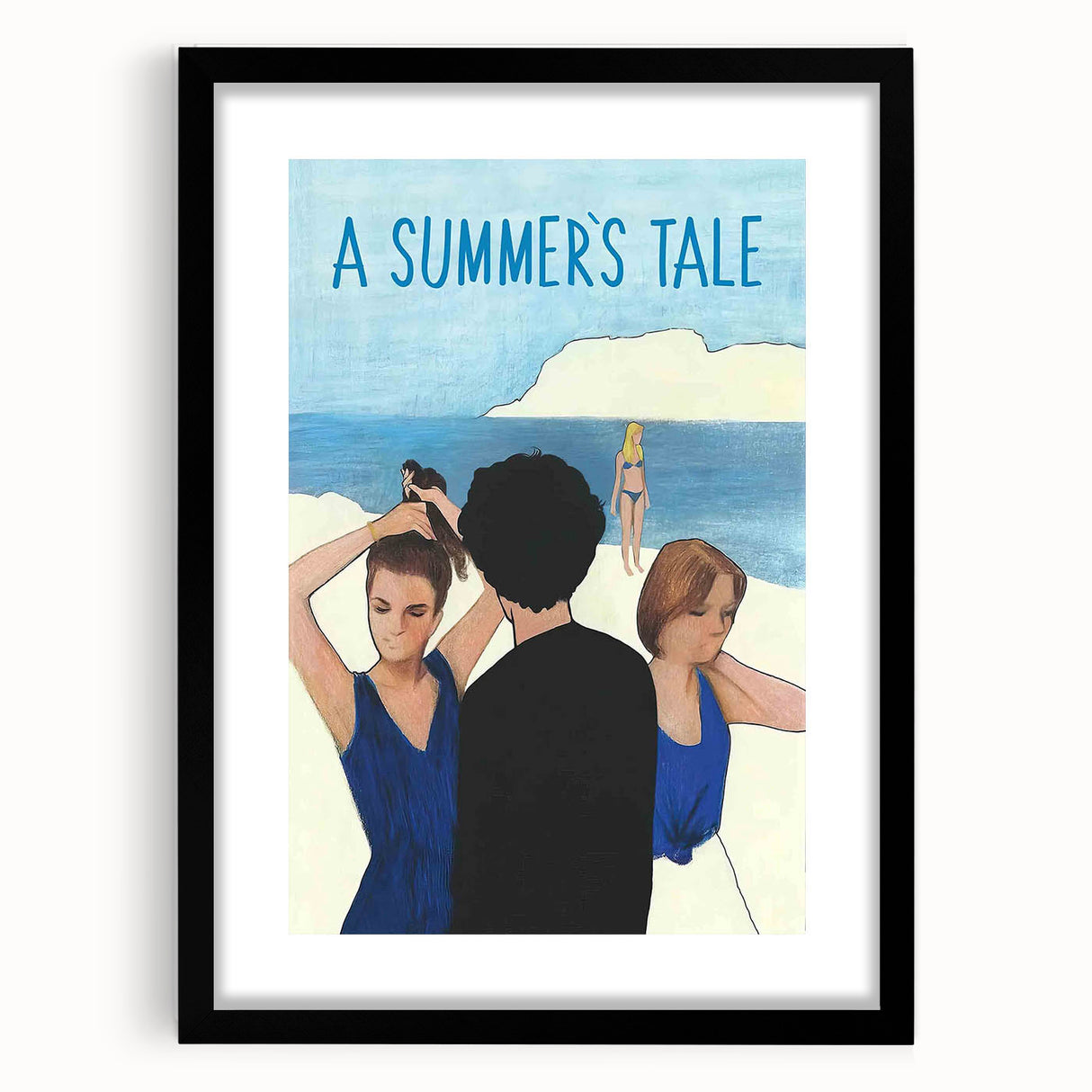 1990s Vintage Movie Poster - Classic 90s Film Art - A Summer’s Tale