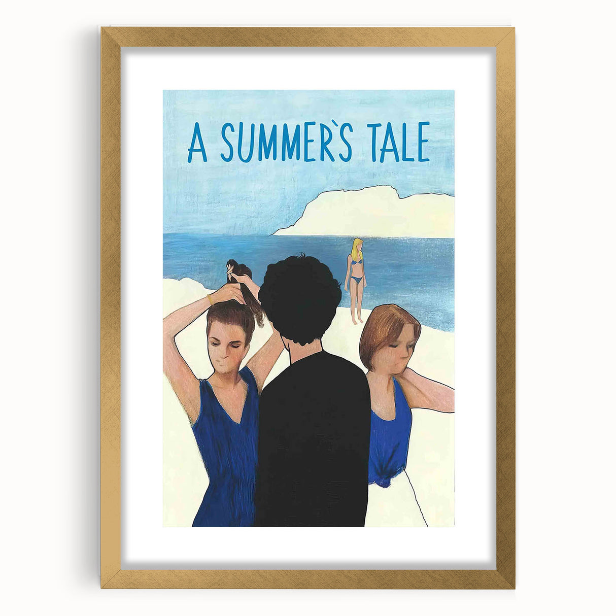 1990s Vintage Movie Poster - Classic 90s Film Art - A Summer’s Tale