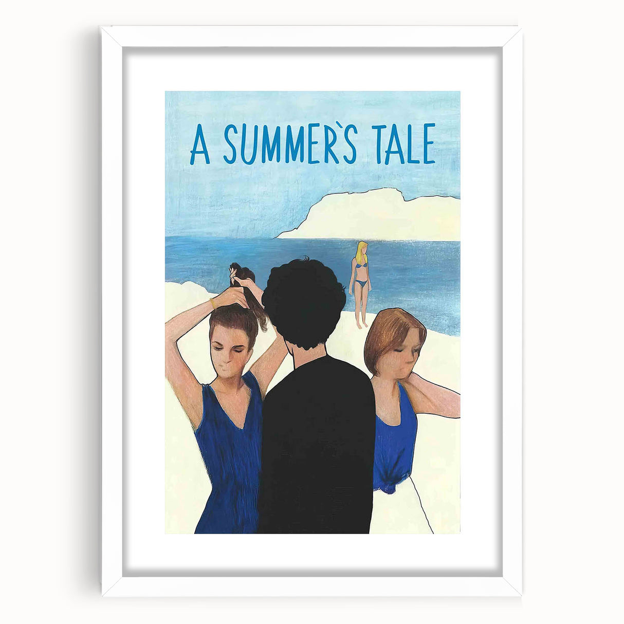 1990s Vintage Movie Poster - Classic 90s Film Art - A Summer’s Tale