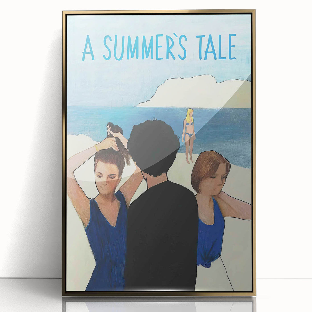 1990s Vintage Movie Poster - Classic 90s Film Art - A Summer’s Tale