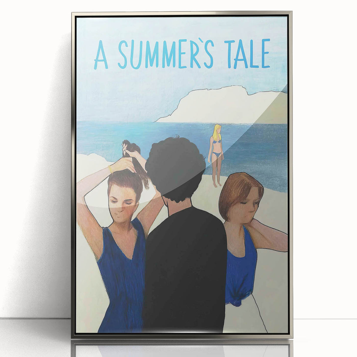 1990s Vintage Movie Poster - Classic 90s Film Art - A Summer’s Tale