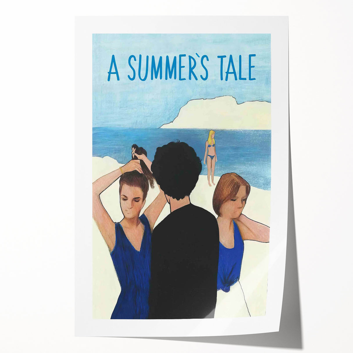 1990s Vintage Movie Poster - Classic 90s Film Art - A Summer’s Tale