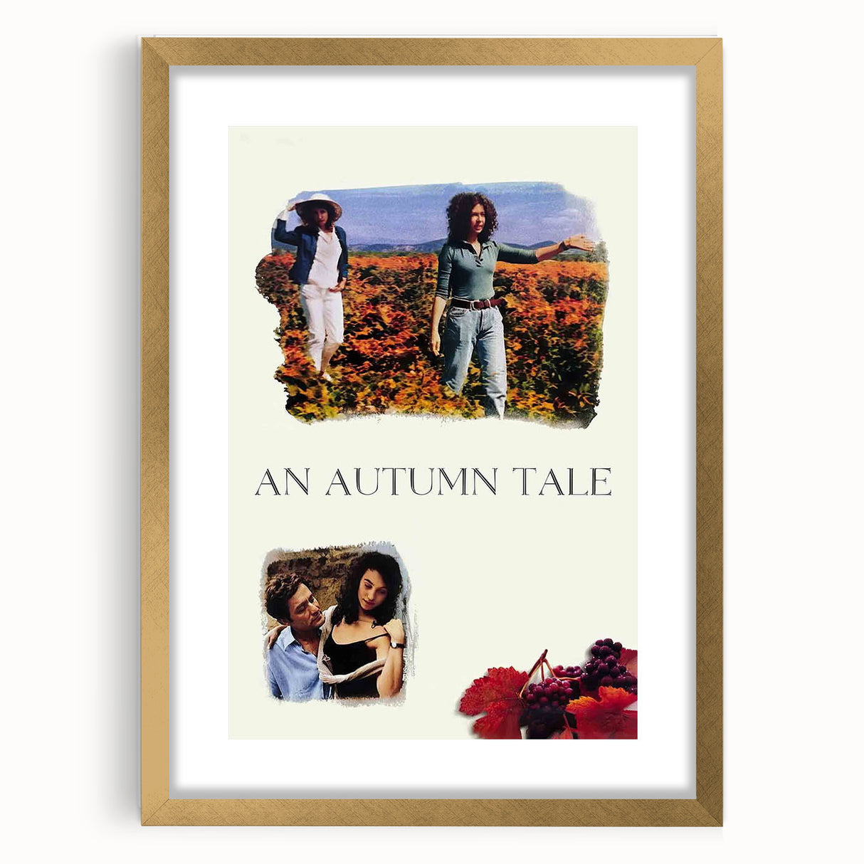 1990s Vintage Movie Poster - Classic 90s Film Art - An Autumn Tale