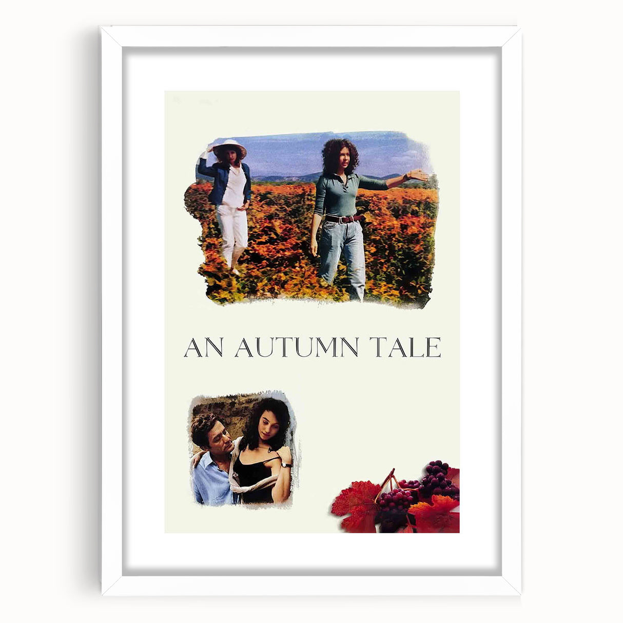 1990s Vintage Movie Poster - Classic 90s Film Art - An Autumn Tale