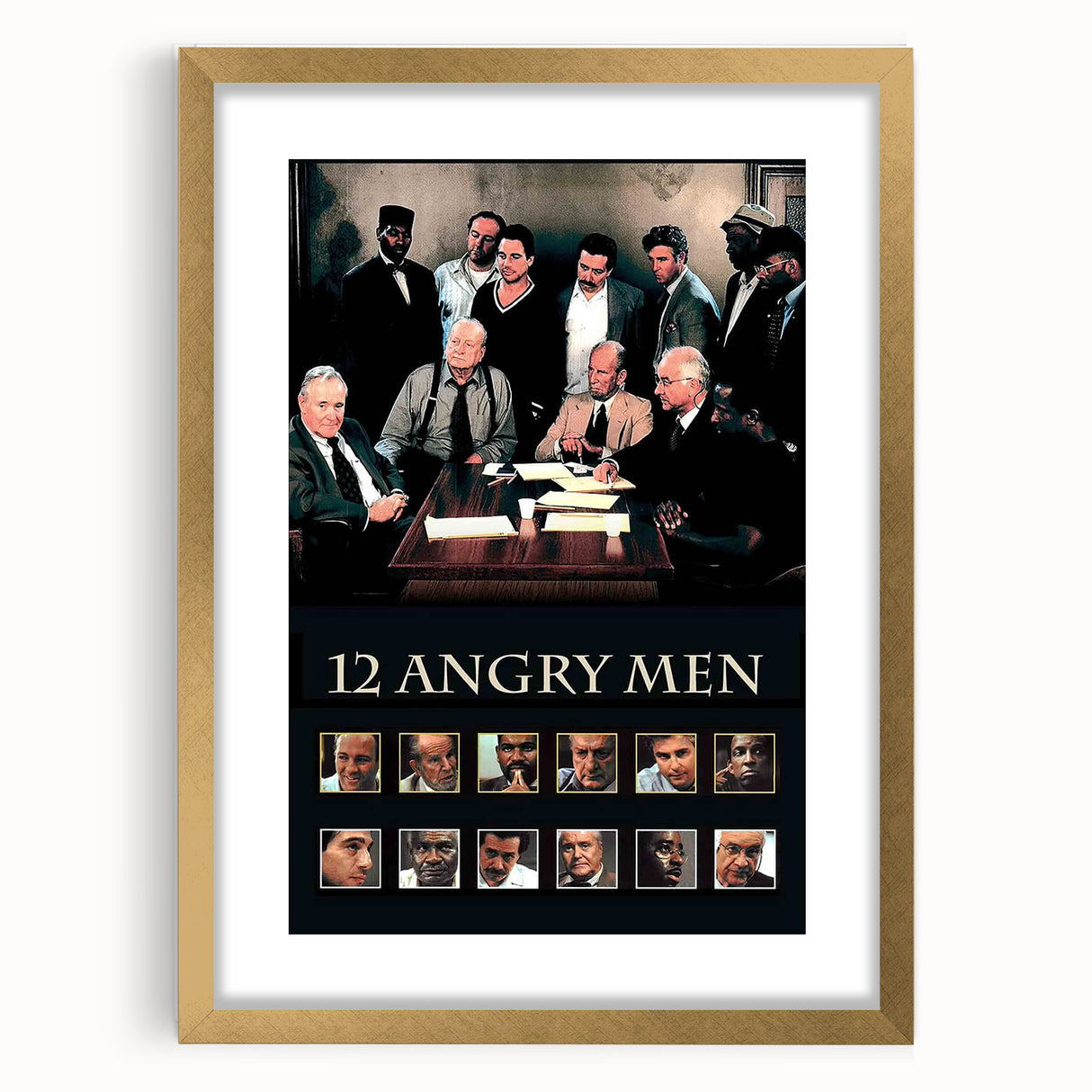 1990s Vintage Movie Poster – Classic 90s Film Art of 12 Angry Men