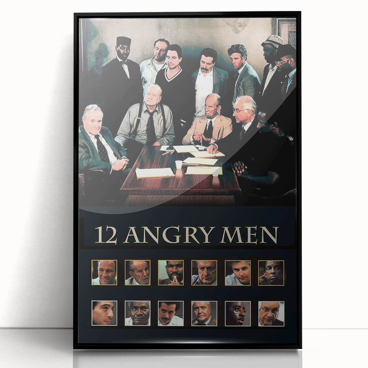 1990s Vintage Movie Poster – Classic 90s Film Art of 12 Angry Men