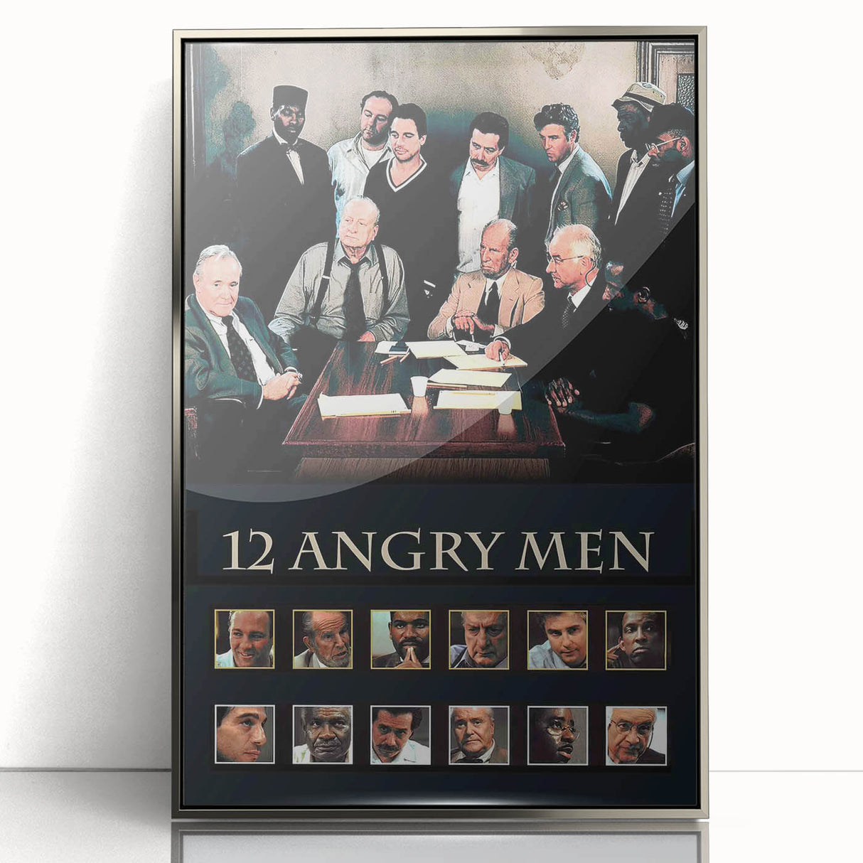 1990s Vintage Movie Poster – Classic 90s Film Art of 12 Angry Men
