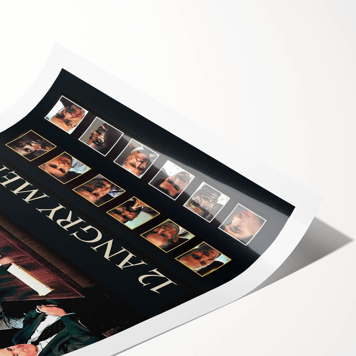 1990s Vintage Movie Poster – Classic 90s Film Art of 12 Angry Men