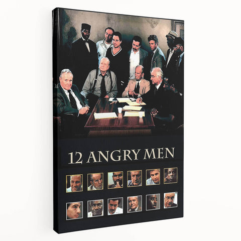 1990s Vintage Movie Poster – Classic 90s Film Art of 12 Angry Men